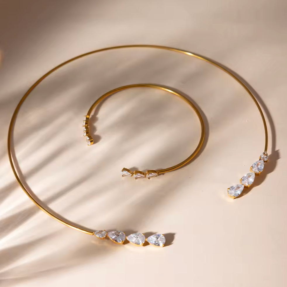 Celestial North Star Torque Choker & Cuff