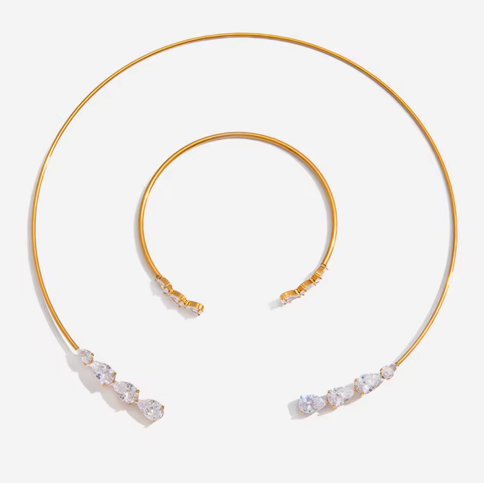 Celestial North Star Torque Choker & Cuff