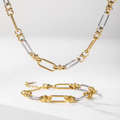 Maritime Knot Two-Tone Statement Set